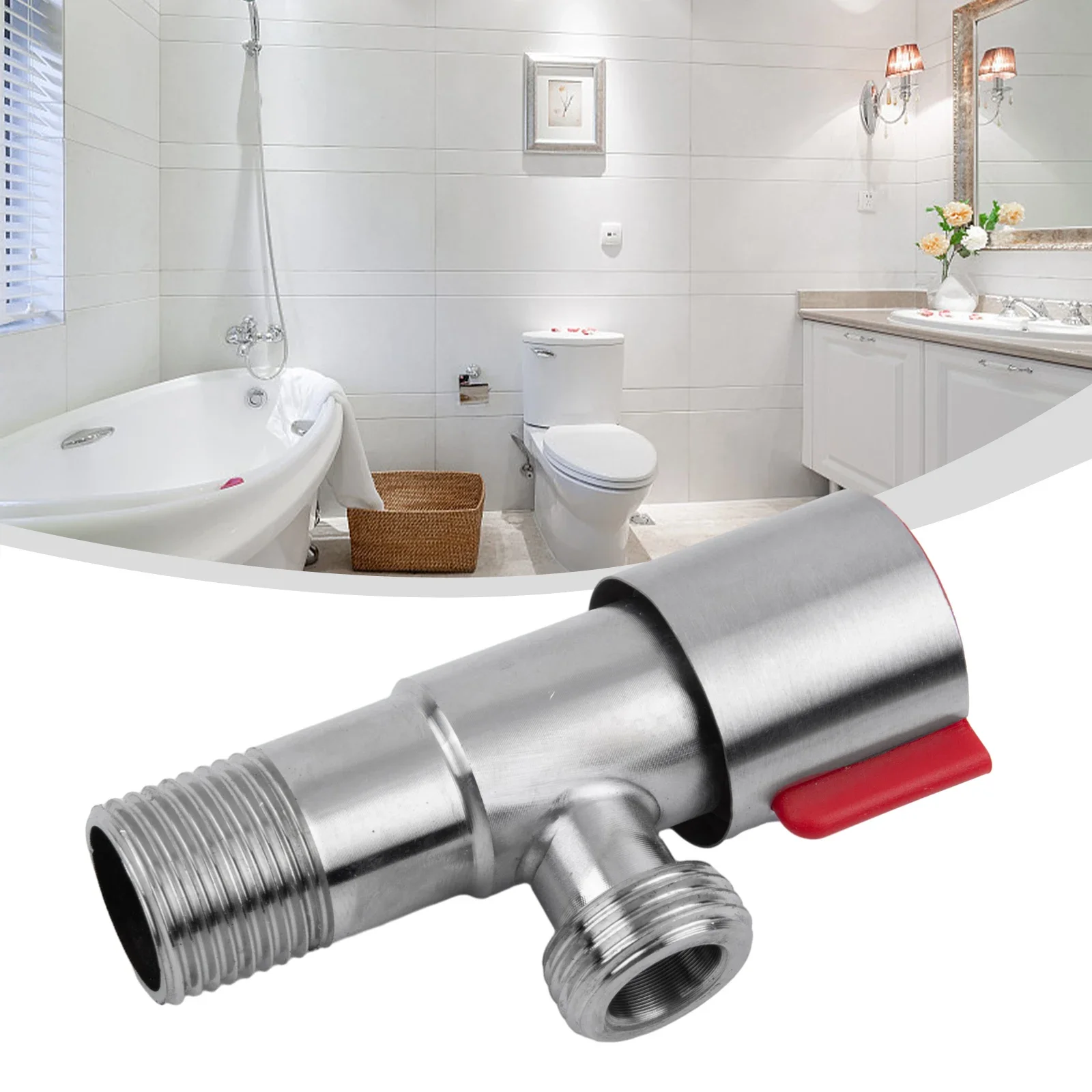 Shower Heads Water Stop Valve Cold Water Outlet Label For Pipes In Bathrooms Kitchens 1/2\