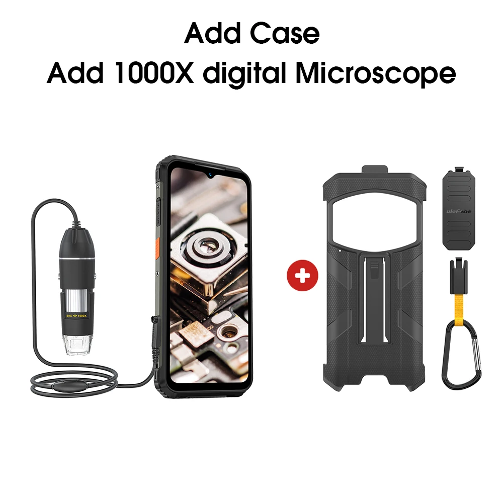 Ulefone Armor 21 wytrzymały telefon 16GB RAM 256GB ROM smartfon Android 15 G99 moblie Phone 64MP 9600mAh 4G komórkowa wersja globalna — zdjęcie produktu 9