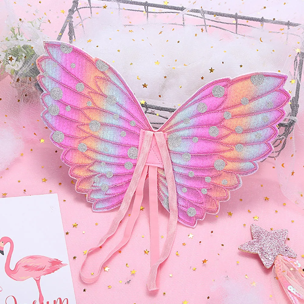 

5Pcs Kids Metallic Fairy Wings Easy Match Costume Accessories Cosplay Party Supplies Fairy Wings Props Costume Accessories