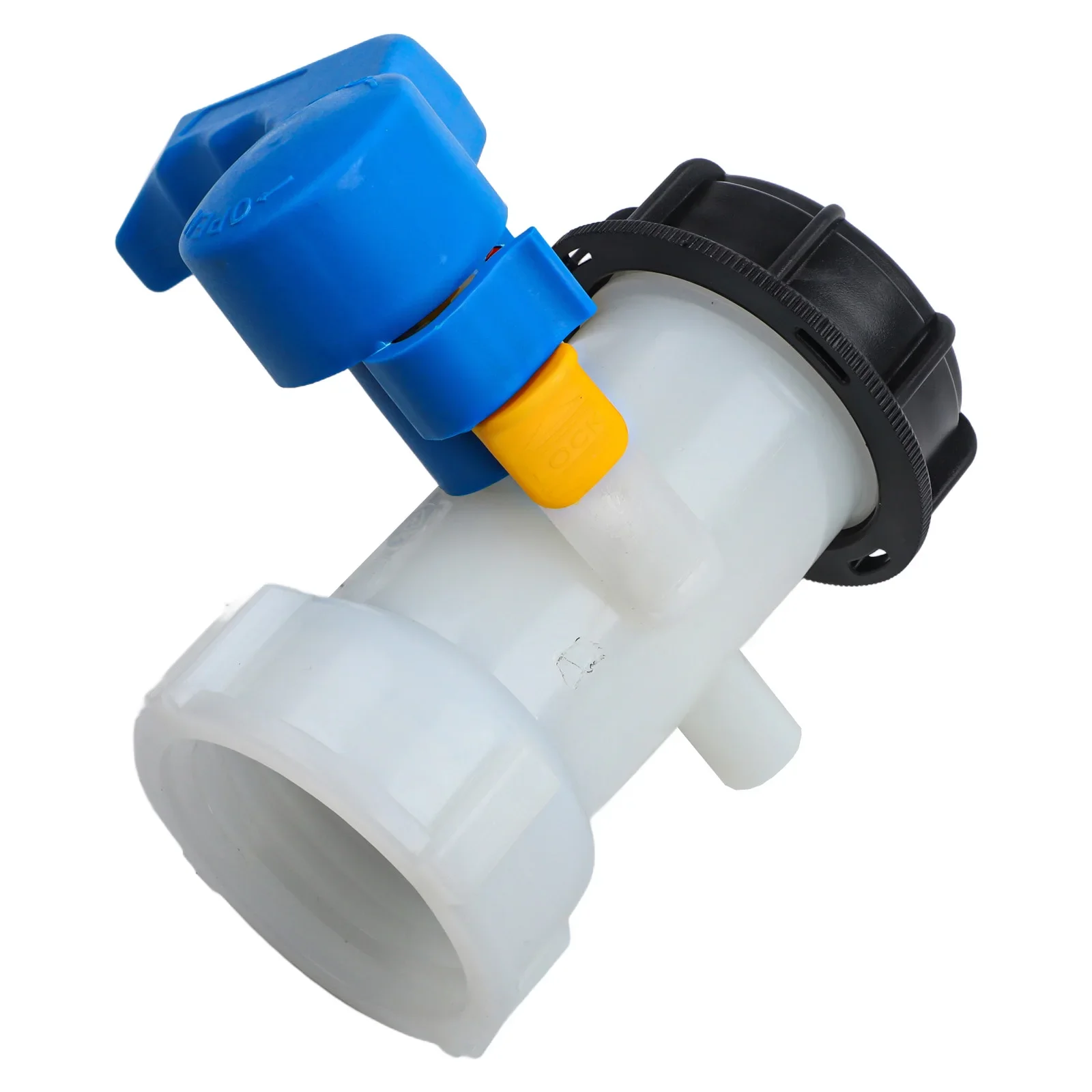 Adaptador de válvula de aleta de grifo de salida, colección de agua de lluvia, presión de polietileno de alta densidad de menos de 0,15 Mpa para almacenamiento de agua de lluvia