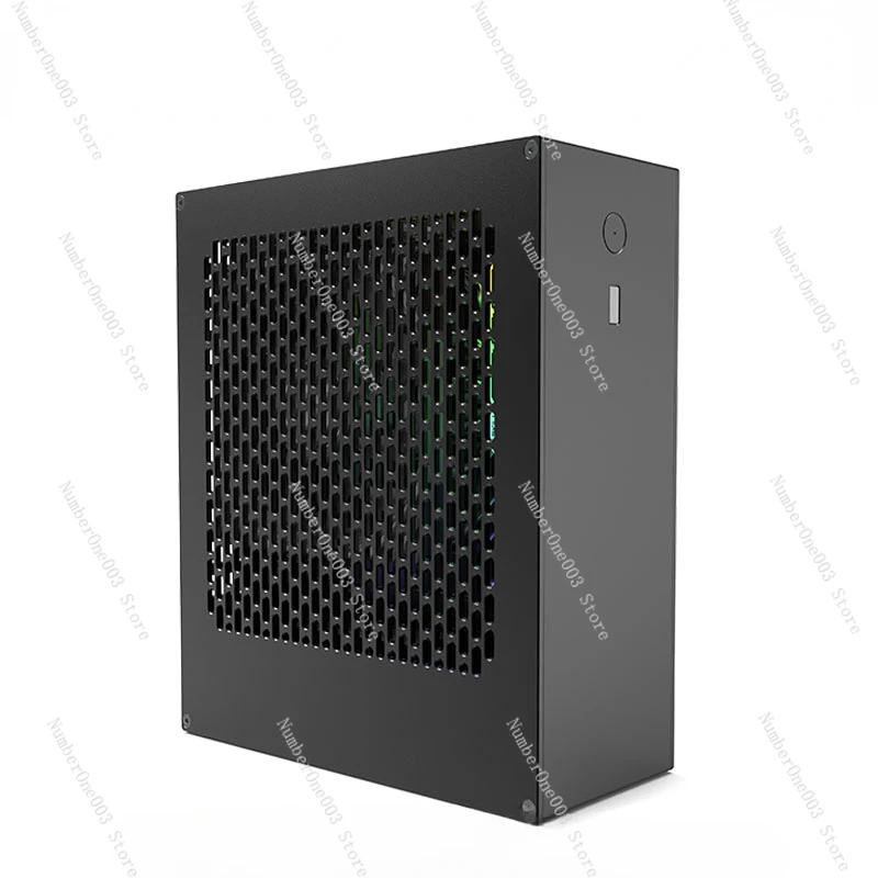 4-liter Mini A24-V3 2.0 Nuclear Display 1u Power Itx Chassis All-aluminum Alloy