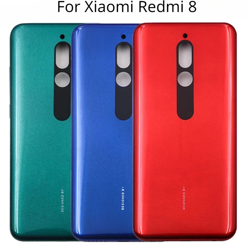 

Новинка для Xiaomi Redmi 8, пластиковая панель, задняя крышка аккумулятора для Xiaomi Redmi8, задняя дверь, корпус, задняя крышка, без NFC, замена