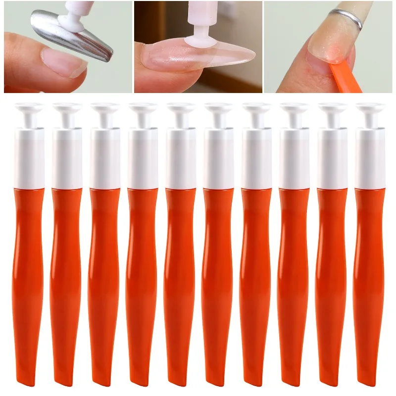 متعددة الوظائف مسمار يمكن ارتداؤها قلم مساعد المهنية مسمار الفن التنقيط أدوات مانيكير الرعاية عصا مسمار لاصق التمهيدي المساعد