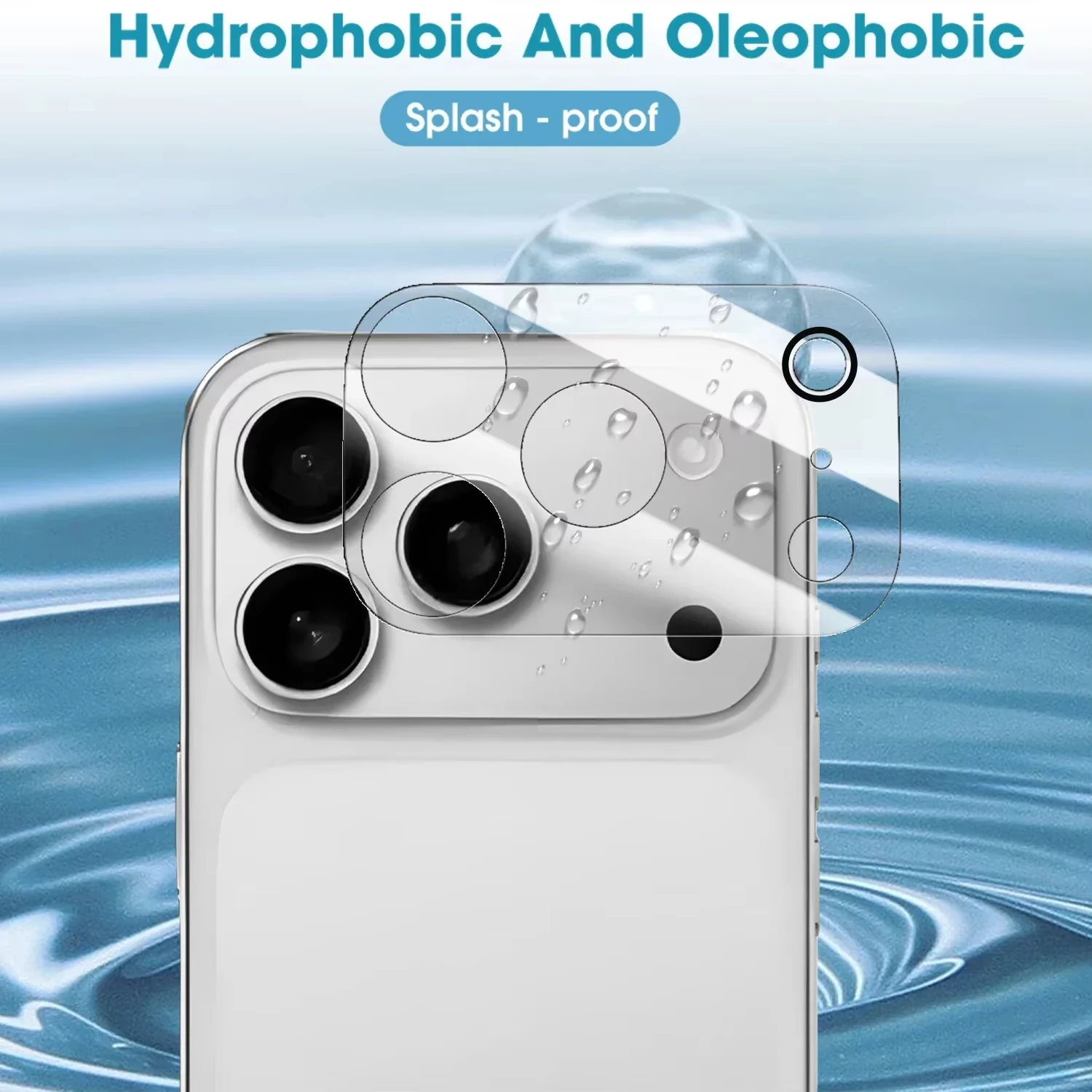 Protecteur d'objectif de caméra en verre trempé, Film de protection d'objectif arrière pour iPhone 17 Pro 14 15 13 11 12 16 Pro Max Air Plus Mini