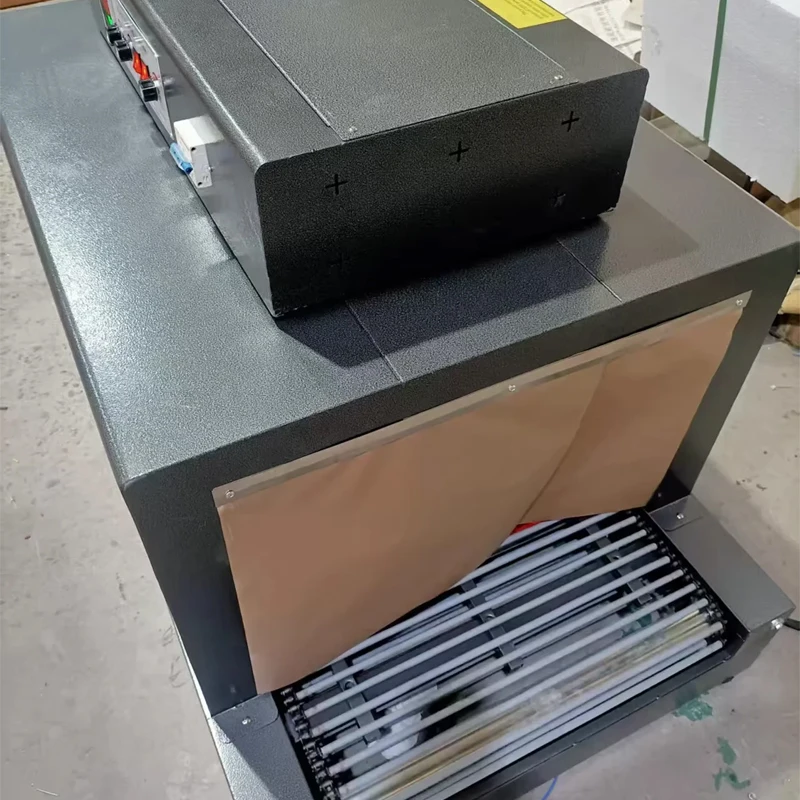 Automatic Heat Tunnel Shrinking Machine for Mobile Food Film Soap Bowl Heat Shrink Packaging Industrial Processing Equipment Com