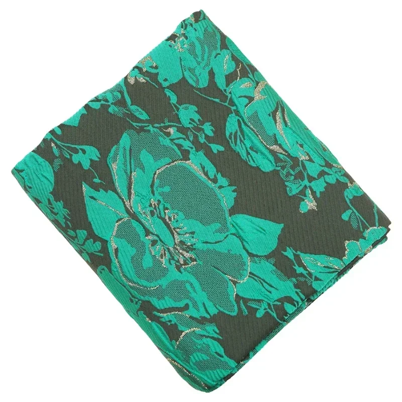 

Металлическая проволока, окрашенная в пряжу жаккардовая парча, модная ткань для шитья, дизайнерское платье, ветровка, пальто, одежда, оптовая продажа, материал, ткань