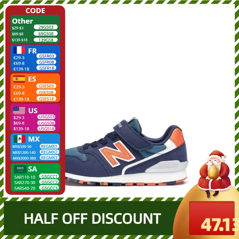 New Balance NB 996 Tide Casual Shoes Children Anti-slip Running Shoes Shock Absorption Durable Boys/Girls Lightweight