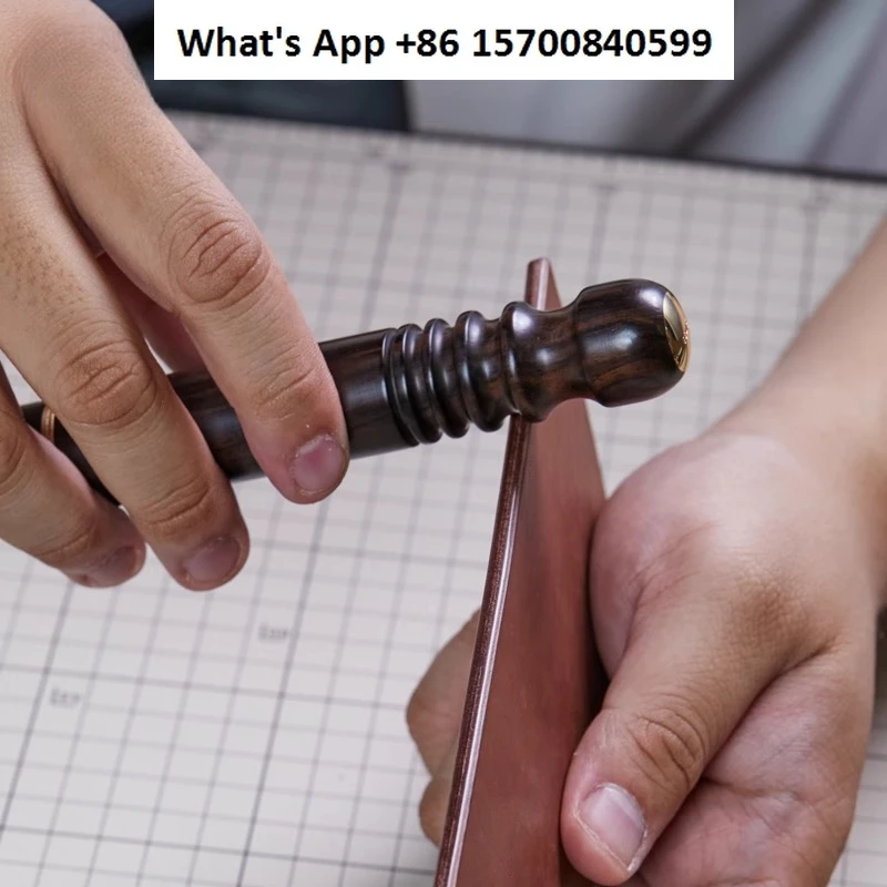 Leather craft handmade leather goods, sanding, edge banding, polishing, leather leveling tools, three-piece set