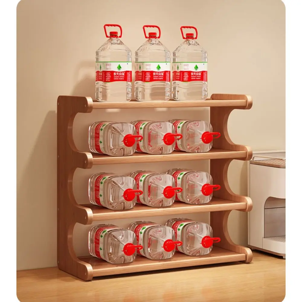 

2/3 Tiers Desktop Storage Rack Compact Space-saving Wood Tabletop Stand Easy-to-assemble Multi-functional Desk Bookshelf