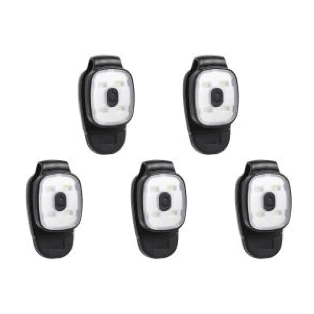 JOCESTYLE LED-Clip-Taschenlampe, 3 Beleuchtungsmodi, USB wiederaufladbar, LED-Clip-Lampe, Sicherheitswarnung, Lauflichter für nächtliches Gehen, Angeln ﻿ 5