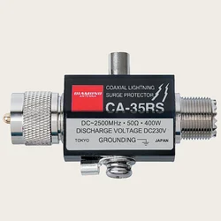 CA-35RS Coaxial Lightning Surge Protector Arrester UHF Male to Female Connector Coaxial feeder Arrester