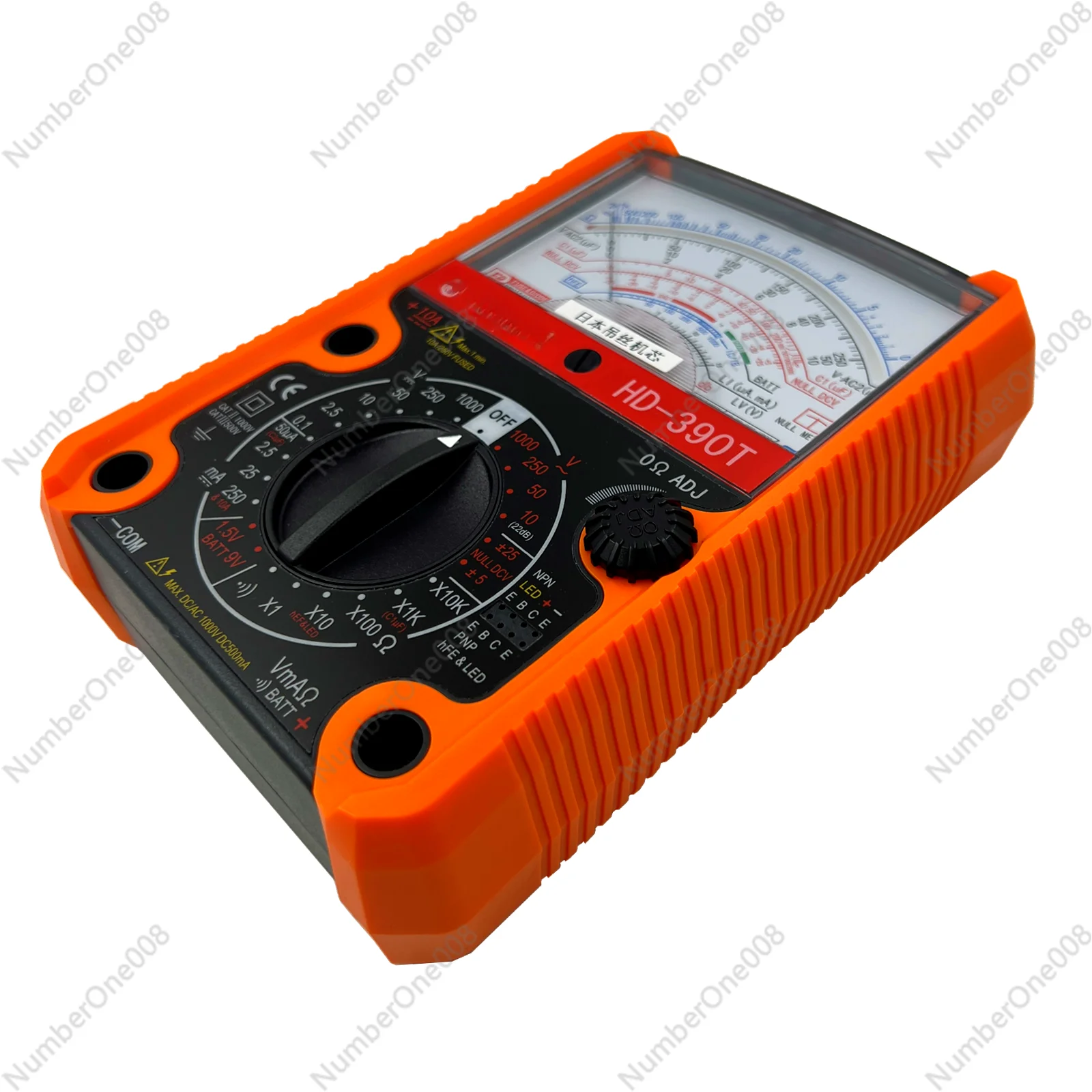 Taiwan Brothers Multimeter HD-390T Multimeter High Precision Pointer Multimeter Japanese Hanging Wire Meter Head