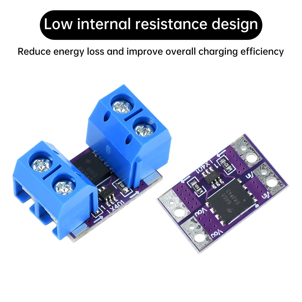 10A Ideal Diode Module LM74700 Ideal Diode Rectifier Anti-Backflooding Anti-Reverse Diode  Battery Protection Board DC 3V-26V