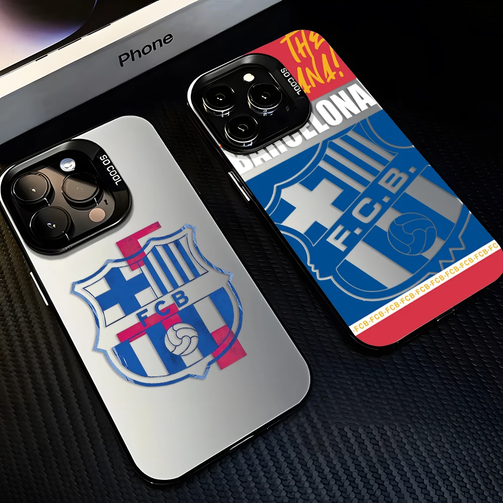 Funda para Teléfono B-Barcelonas F-Footballs para Samsung Galaxy S26 S25 S24 S23 S22 S21 S20 Note20 FE Ultra Edge Plus 5G Anti Caídas Mate