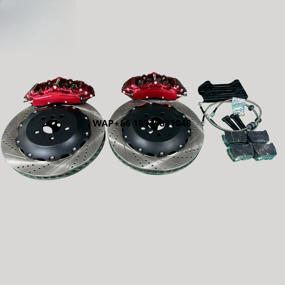 Nuevo Kit de Caliper de Freno Grande de 8 Pistones Caracing 6061T6 Billet para GR para Mk5, Mejora de Rendimiento Delantero/Trasero