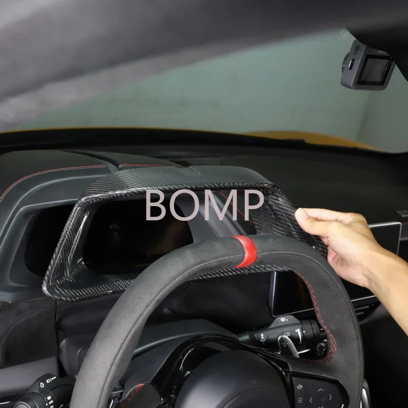 BOMP For Lotus EMIRA2021-2023 dashboard frame Instrument display decorative frame Interior modification patch True carbon fiber