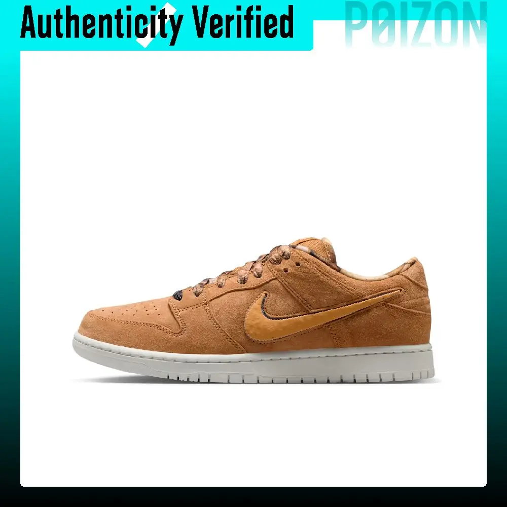 Nike x NOTE Manchester Dunk SB Zapatillas de Skateboard de Perfil Bajo Unisex Marrón Blanco IO9508-200