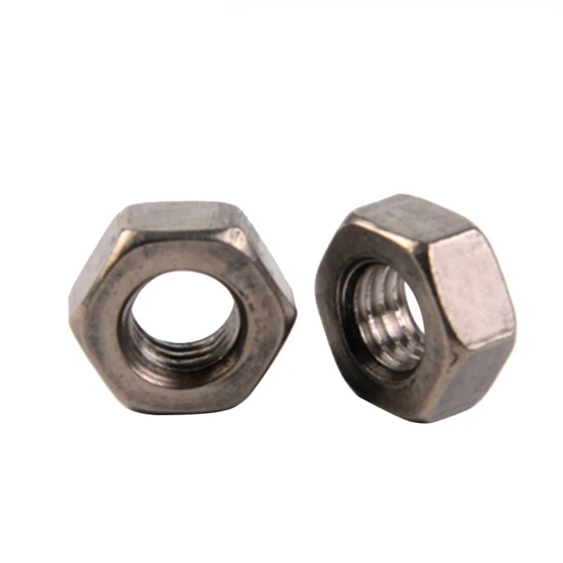 10pcs  M1.6 M2 M2.5 M3 M4 M5 M6 M8 M10 M12 titanium hex nut