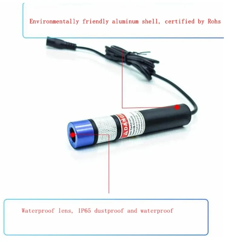50/200/800mw  Adjustable Focal Length Line Blue 3D Visual Laser