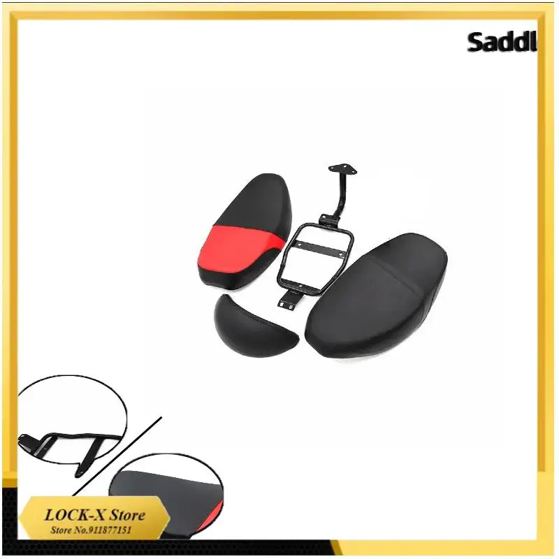 

Double Seat Cushion Large Seat Cushion With Bracket Soft Seat For Citycoco Modified Accessories parts