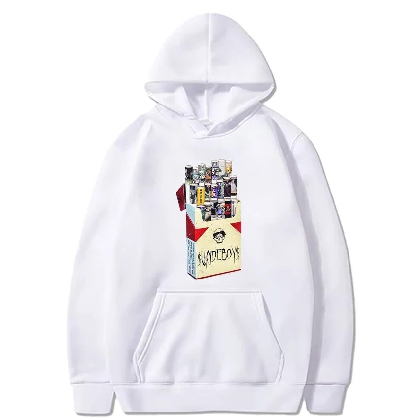 Top Suicideboys Groep Sigarettenalbum Grafische Hoodie Mannen Vrouwen Oversized Hiphop Streetwear Unisex Fleece Sweatshirt Met Lange Mouwen