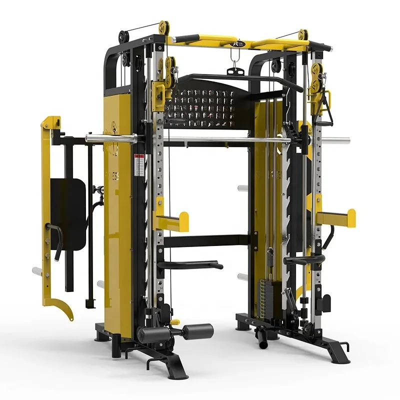 

【Best-selling】Fitness Equipment Functional Trainer Smith Machine Squat Rack Multi Functional Machine DY-9000
