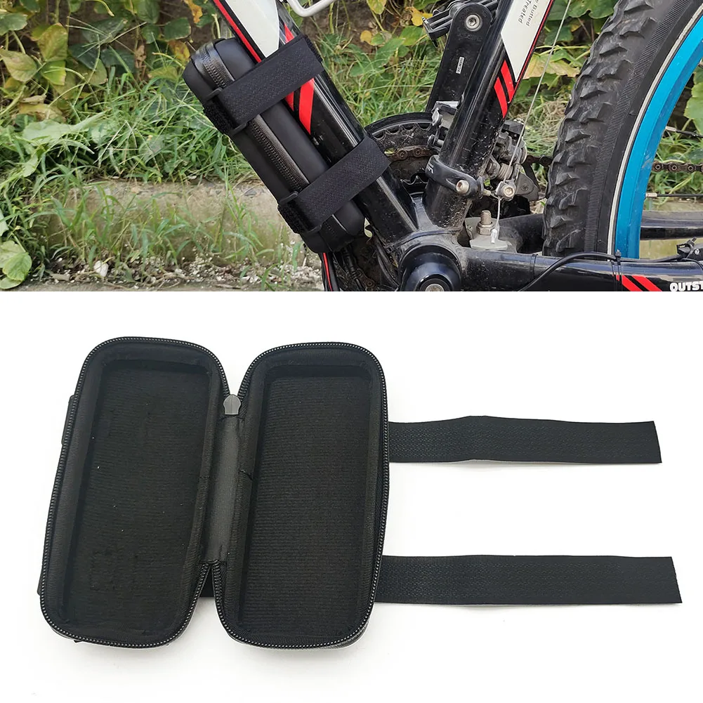 EVA Bicycle Controller Bag, E Bike Battery Case Pack, Preto, Plug Wire Kit, Saco de armazenamento