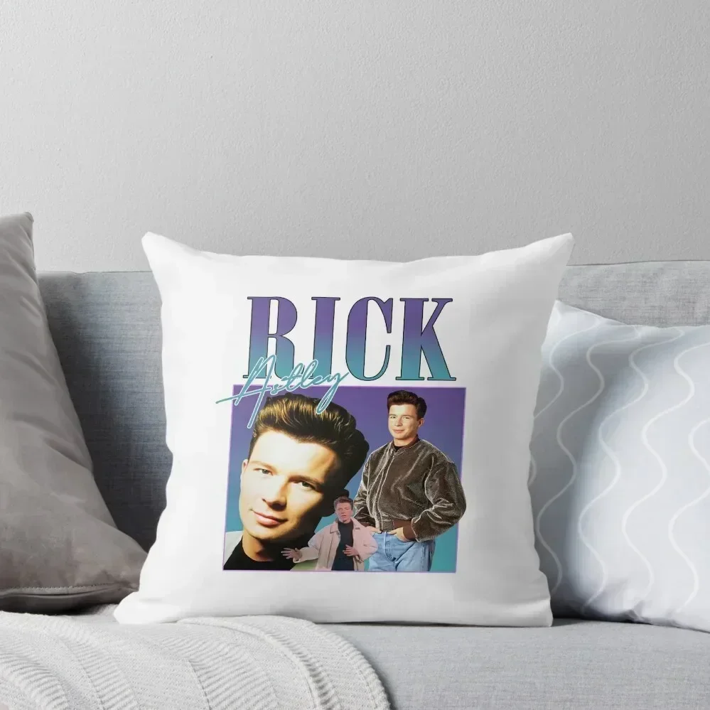 Rick Astley Homage Music Icon Legend Throw Pillow Cushions For Children christmas cushions covers Pillow Cover pillow