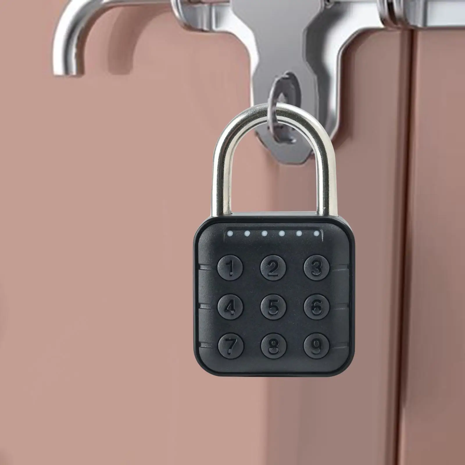 Code Lock Smart Padlock Zinc Alloy Intelligent Digital Lock Padlock Luggage Lock for Backpack Suitcase Hasp Cabinet Case Lockers