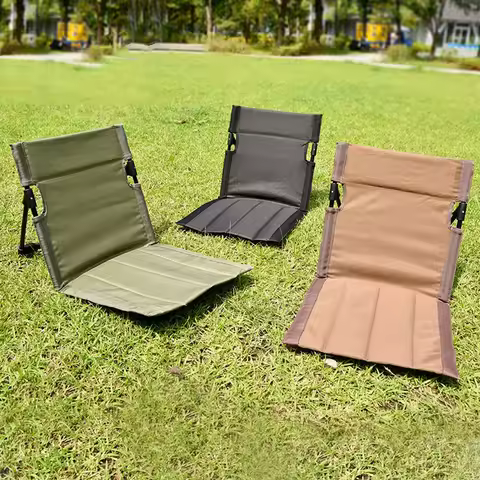 Outdoor Folding Beach Garden Deck Chair Portable Folding Chair Floor Mat Lawn Chair