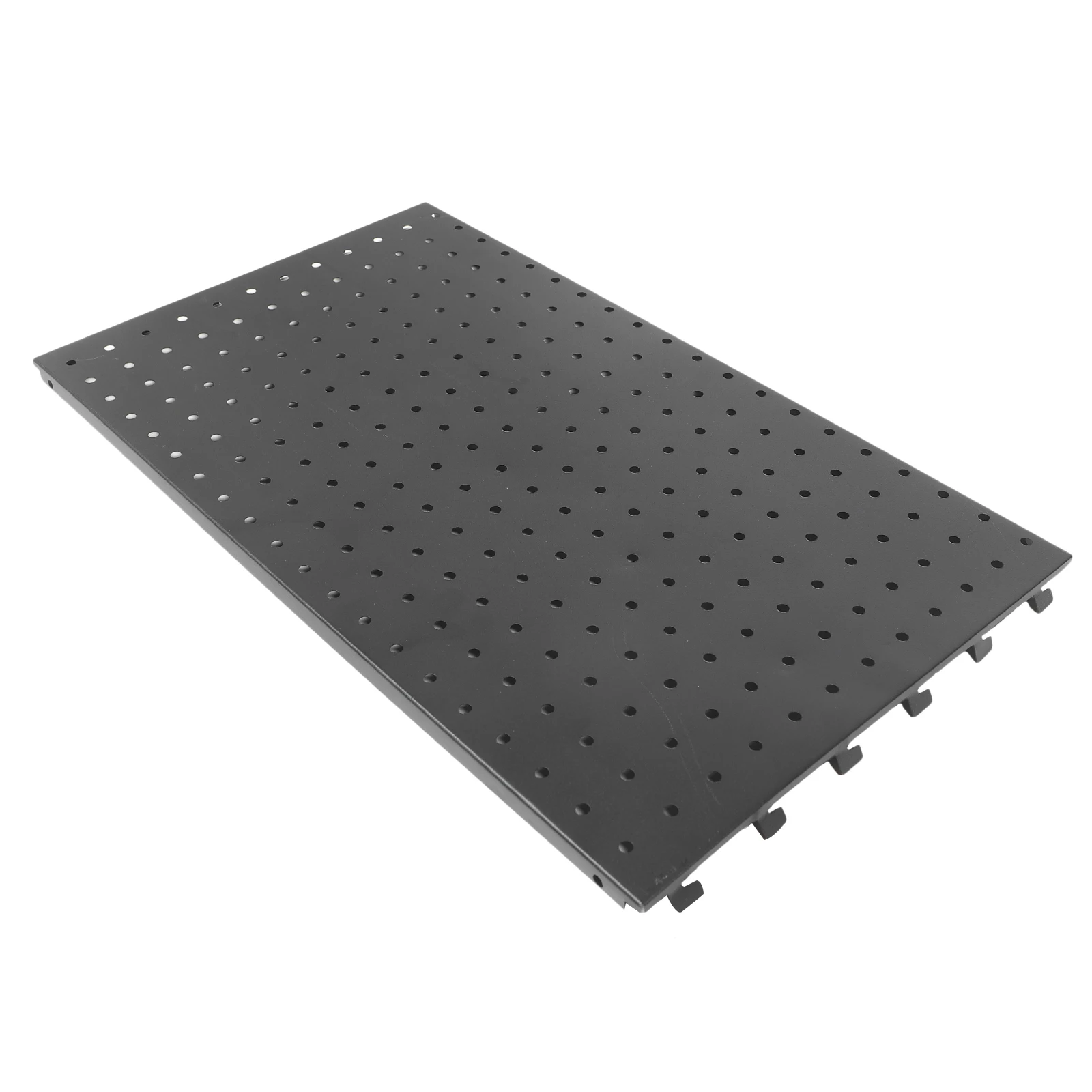 

Metal Pegboard Panel 52 Holes Black Wall Mount Tool Organizer Garage Storage Workshop Display System Large Panels Car Trunk