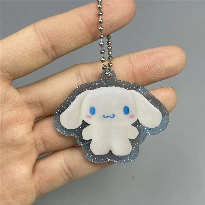 

Cinnamoroll My Melody Anime Kawaii Sanrio Bag Pendant Cute Cartoon Hello Kitty Kuromi Keychain Decoration Gifts Toys for Kids