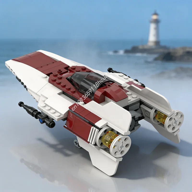 

264pcs MOC Rebellion A Wing Star Battle Model Building Blocks Construction Assemble DIY Christmas Gifts Toy Creative Idea Brick