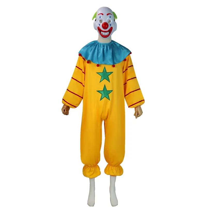

Clown Halloween Costumes Party Funky Onesies Cosplay Props Horror Movie Stephen King's It Clothes Mask5;c,8'z,6.k;