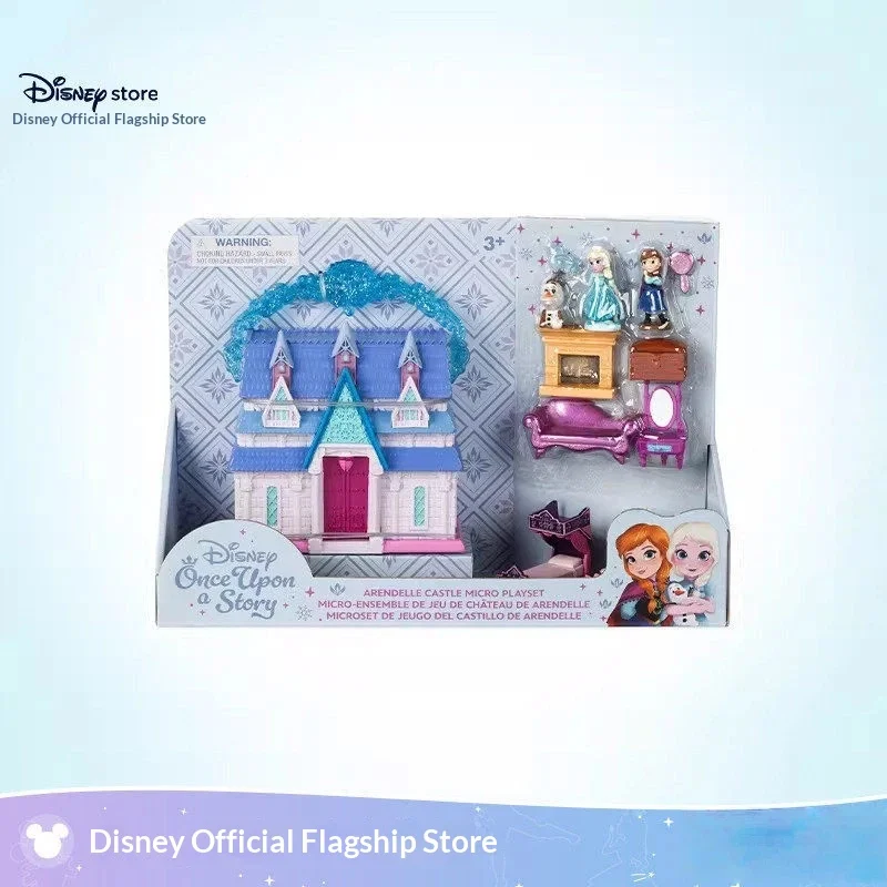 

Disney Official Frozen Mini Princess Doll Figurine Playset Arendelle Castle Toy Set For Girls Pretend Play Birthday Holiday Gift