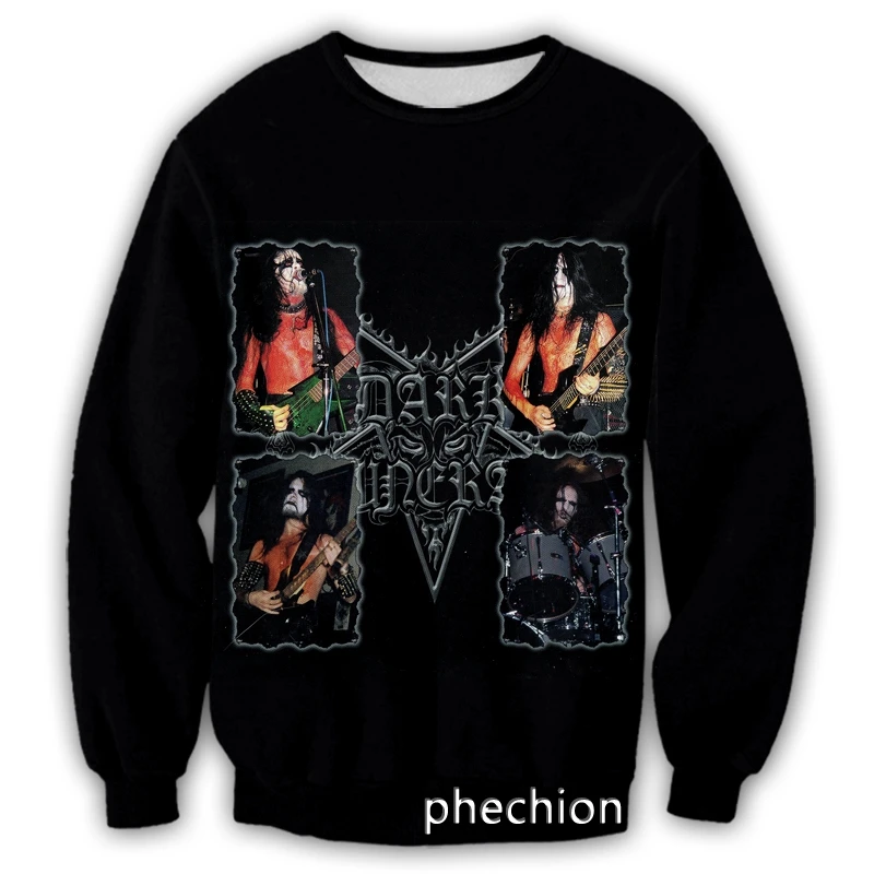 phechion New Fashion Men/Women Dark Funeral Band 3D Printed Casual Sweatshirt Streetwear Men Loose Sporting Sweatshirt G23