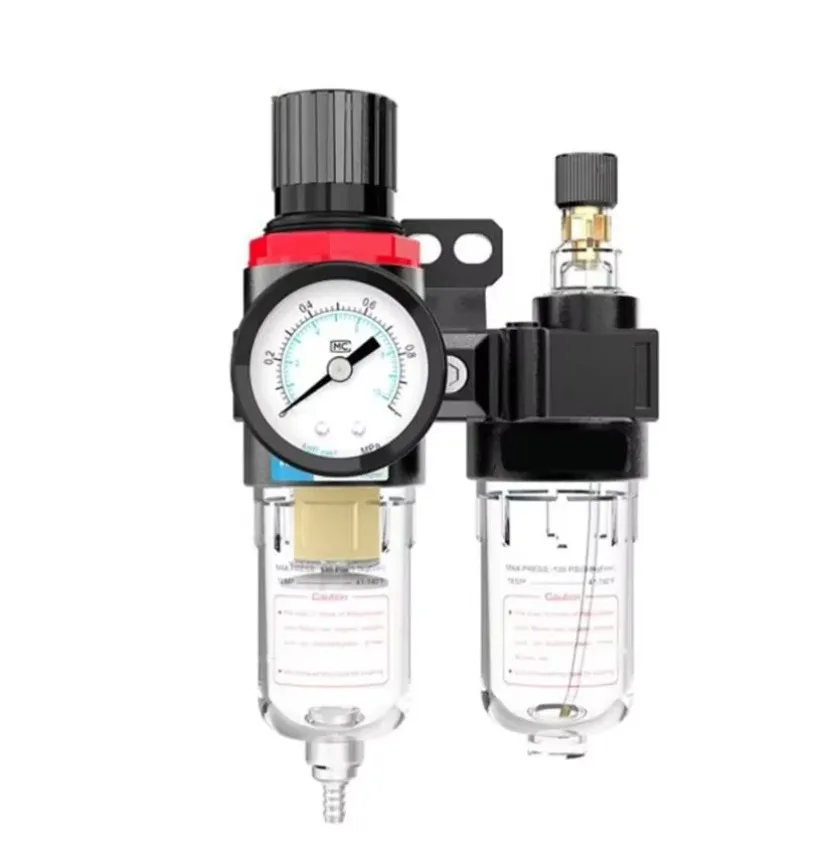 AFC-2000 Oil Water Separator Regulator Trap Filter Airbrush Air Compressor Pressure Reducing 1/4 1pc