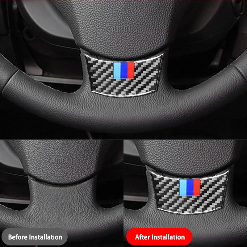 

Для BMW 5 серии E60 2004-2010 — нижняя панель рулевого колеса из углеродного волокна, самоклеящаяся роскошная отделка с защитой от царапин