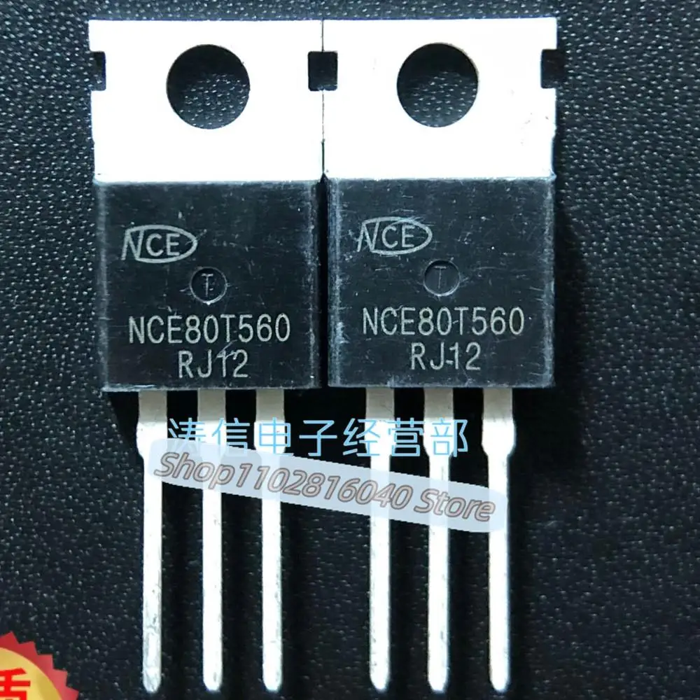 10PCS/Lot NCE80T560  TO-220 800V9A NMOS  Best Quality Imported Original Spot