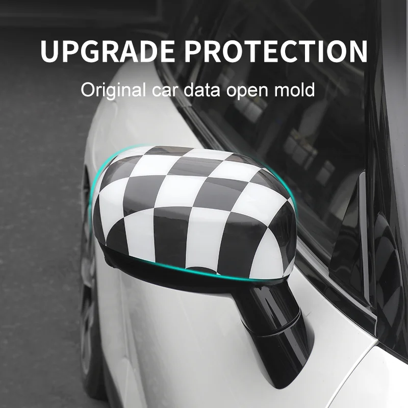 Union Jack Car Shell Outside Rear View Mirror Covers For Mini Electric Cooper E/SE J01 EV Aceman J05 2024 2025 Car Accessories