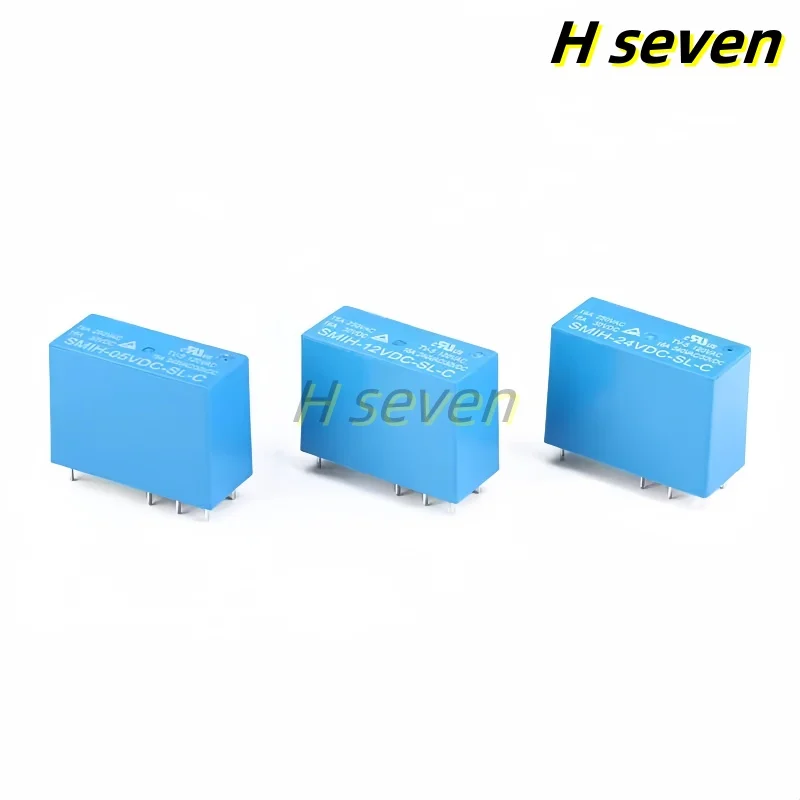 5pcs Power Relays SMIH-05V/12V/24VDC-SL-A/SL-C 14FH Normally Open Type 6 Pin/Compound Type 8 Pin