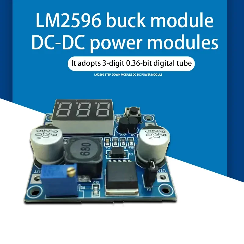 DC-DC LM2596 Step-down Voltage Display Module Digital Voltmeter