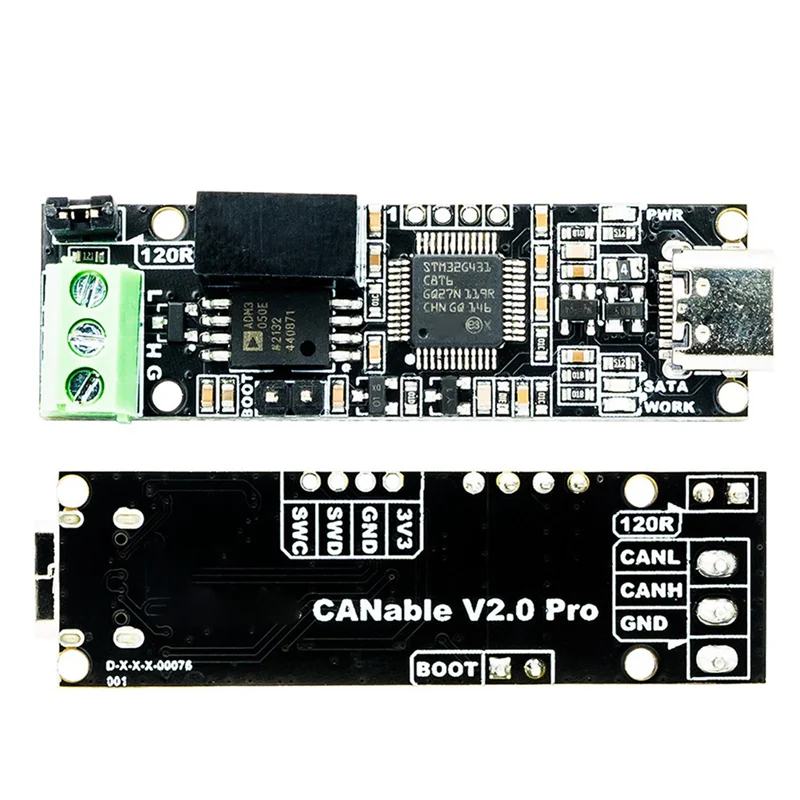 

AED7-Canable Canbus Transceiver USB To PCAN Protocol Analyzer Adapter CAN2.0 Serial Controller