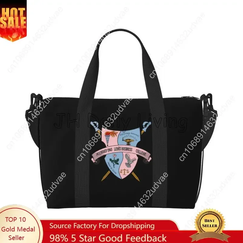 Tas Duffel Travel Gamma Phi Delta Print, Tas Tote Akhir Pekan Anti Air, Tas Jinjing Kapasitas Besar, Tas Bagasi Kabin
