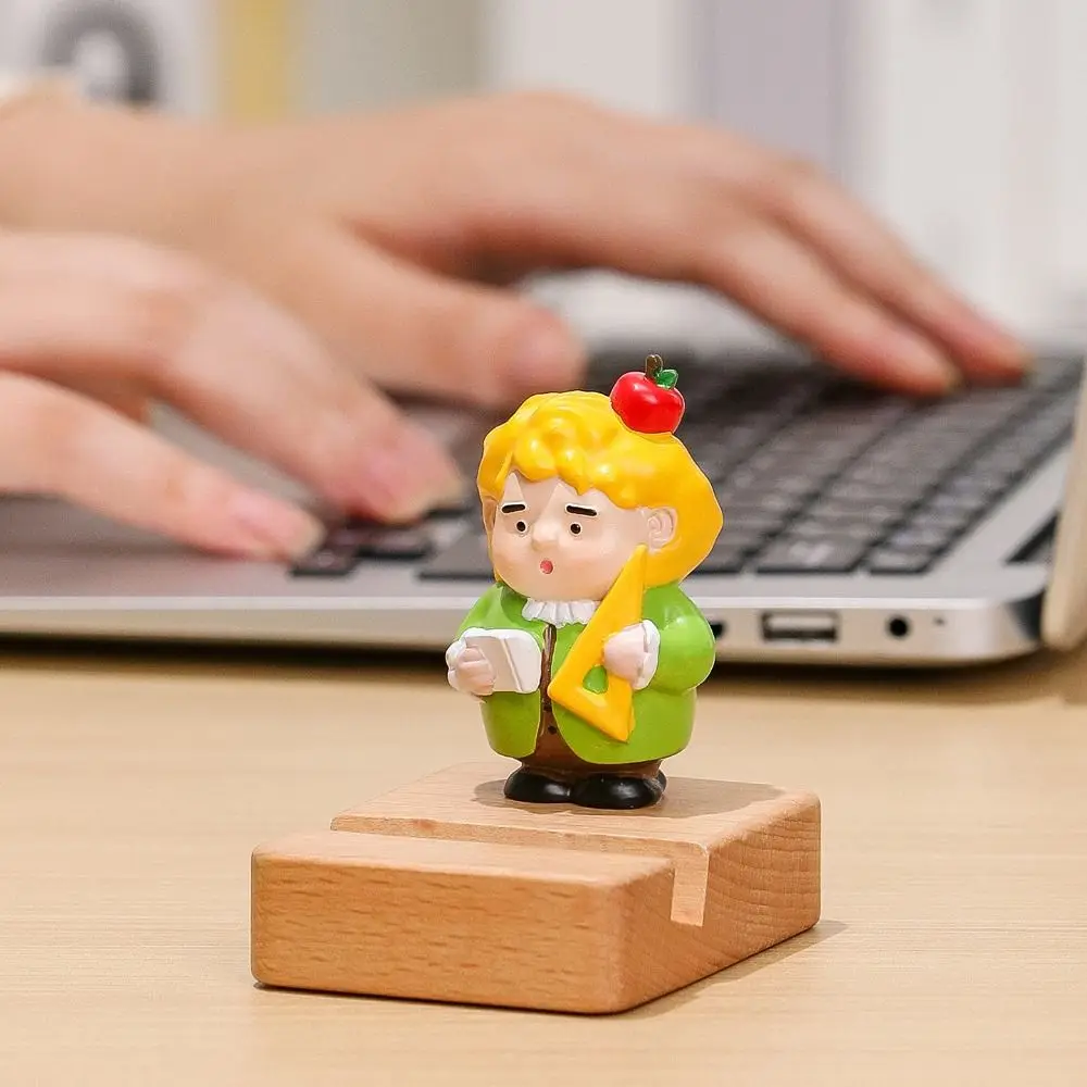 Resin Funny Doll Phone Stand Aesthetic Anti-slip Chinese Style Mobile Phone Holder Multi-functional DIY Crafts