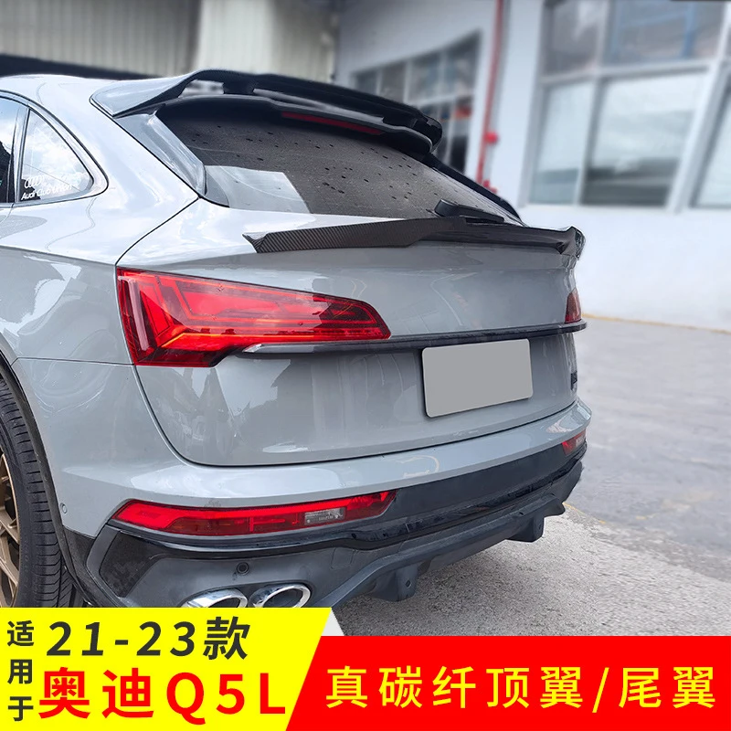 

Оригинальный карбоновый спойлер на крышу для Audi Q5L Sportback Coupe 2018-2023 годов выпуска, без необходимости сверления.