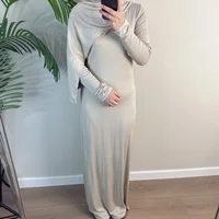 Robe modeste pour femmes Abaya Jalabiya robes Eid musulman Ramadan marocain dubaï robes saoudien arabe longue Robe caftan Abayas 5