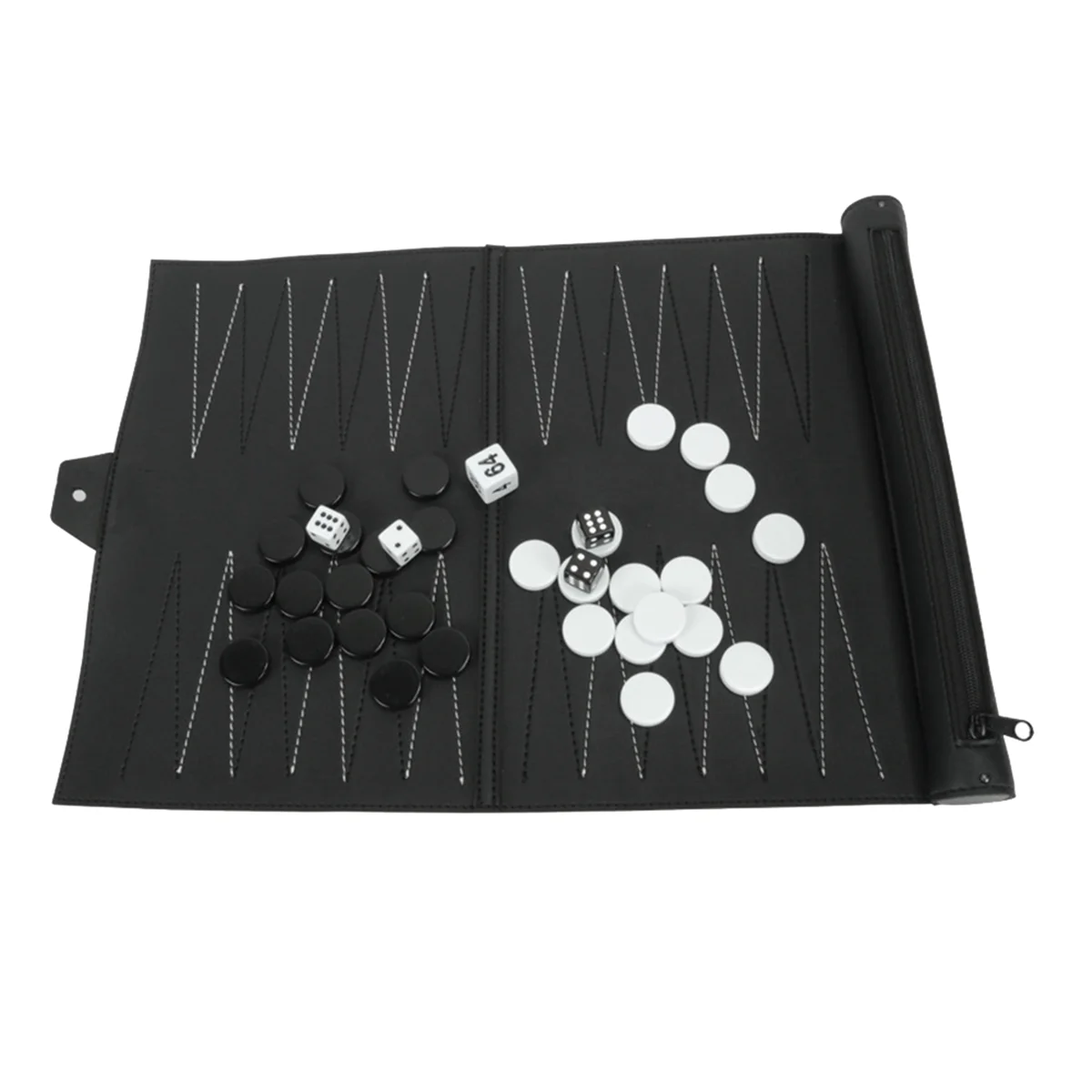 Quality Roll Up Backgammon Set - Board Game Vantage review and price
