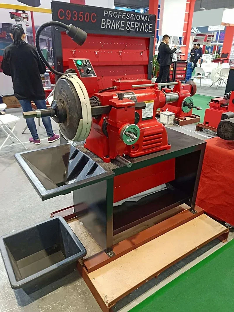 C9350C Automotive Brake Lathe Machine Disc Lathing Repair Service Disc Drum Brake Lathe Machine