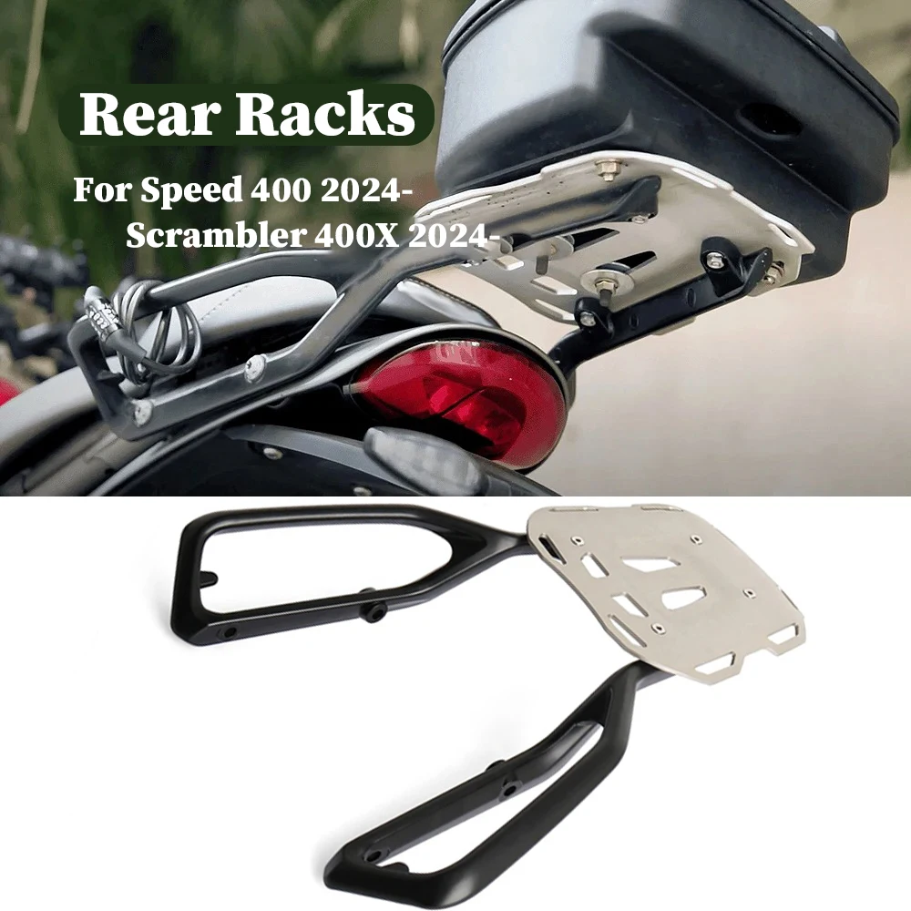 New Motorcycle Rear Racks For Scrambler 400X Speed 400 Scrambler400X Speed400  Rear Luggage Rack Multifunction Bracket